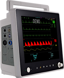 Leader Medical Monitor Multiparametro BLU12